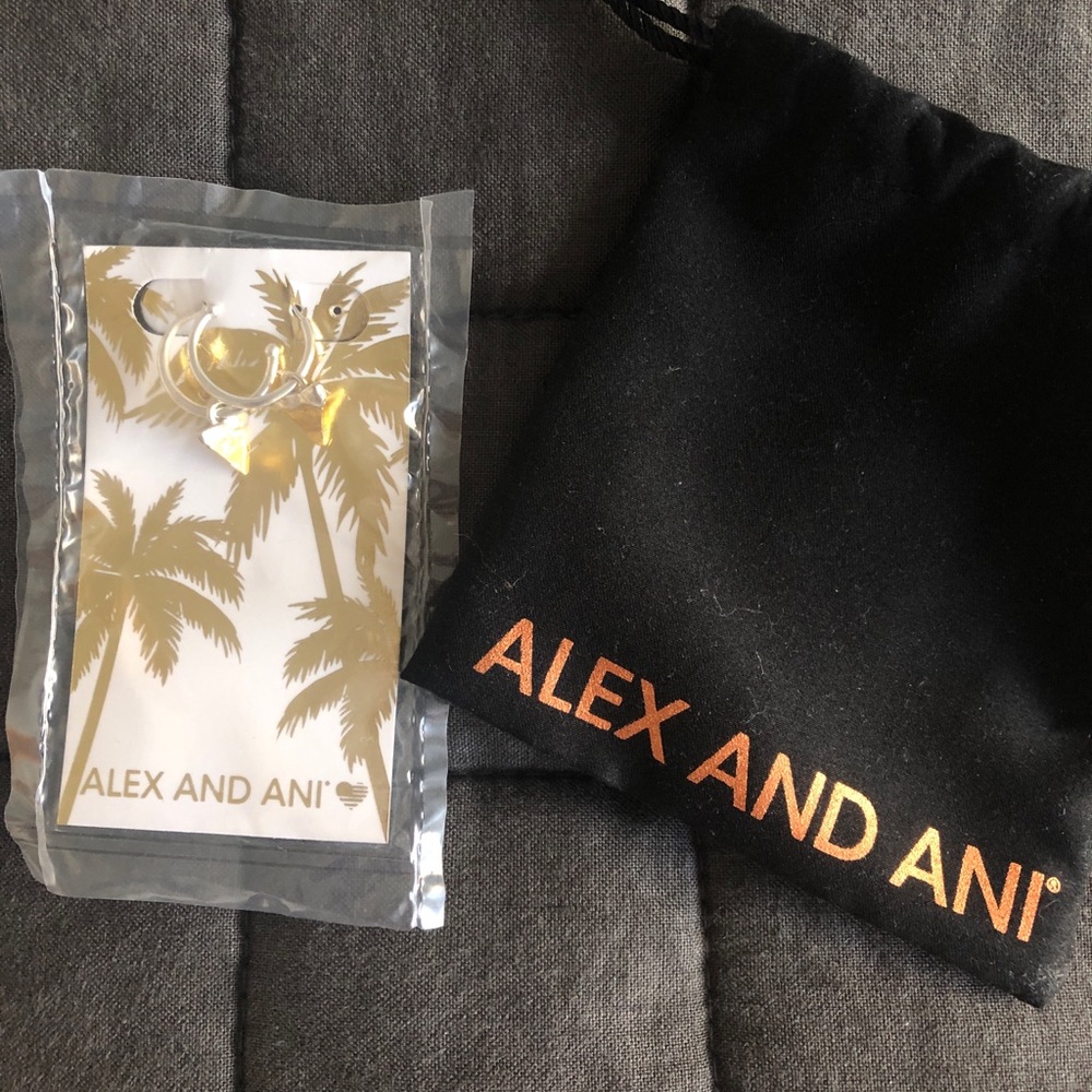 NEW: ALEX AND ANI Silver & Gold 🦈 Tooth Earrings